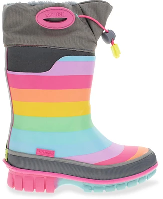 Western Chief Toddler Little Girl's and Big Rainbow Rules Insulated Neoprene Rain Boot