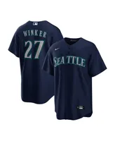 Men's Nike Jesse Winker Navy Seattle Mariners Alternate Replica Player Jersey