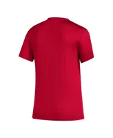 Women's adidas Red Real Salt Lake Aeroready Club Icon T-shirt