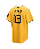 Men's Nike Ke'Bryan Hayes Gold Pittsburgh Pirates 2023 City Connect Replica Player Jersey