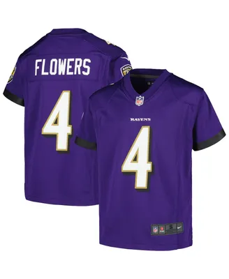 Nike Big Boys Zay Flowers Baltimore Ravens Game Jersey