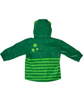 Toddler Little Boy's and Big Fritz Frog Rain Coat