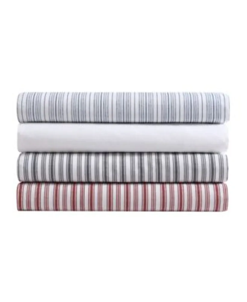 Nautica Beaux Stripe Cotton Percale Fitted Sheets