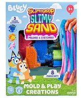 Bluey Slimysand Creations Set, 9 Piece