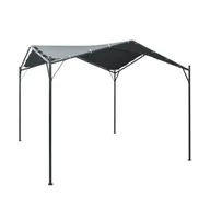 vidaXL Gazebo Pavilion Tent Canopy 9.8ft x9.8ft Steel Anthracite