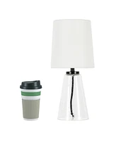 Hudson & Canal Quimby 15.75" Linen Shade Tall Mini Lamp