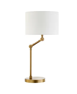 Hudson & Canal Lucas 24" Linen Shade Height-Adjustable Table Lamp