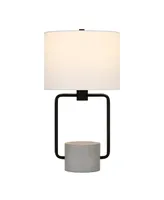 Hudson & Canal Howland 22" Linen Shade Tall Table Lamp