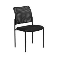 Emma+Oliver Mesh Comfortable Stackable Steel Side Chair