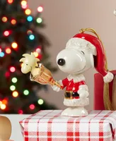 Lenox Snoopy & Woodstock Ringing Bell Ornament