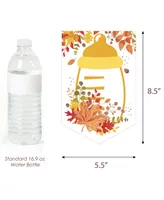 Fall Foliage Baby Autumn Leaves Baby Shower Bunting Banner Party - Welcome Baby - Assorted Pre