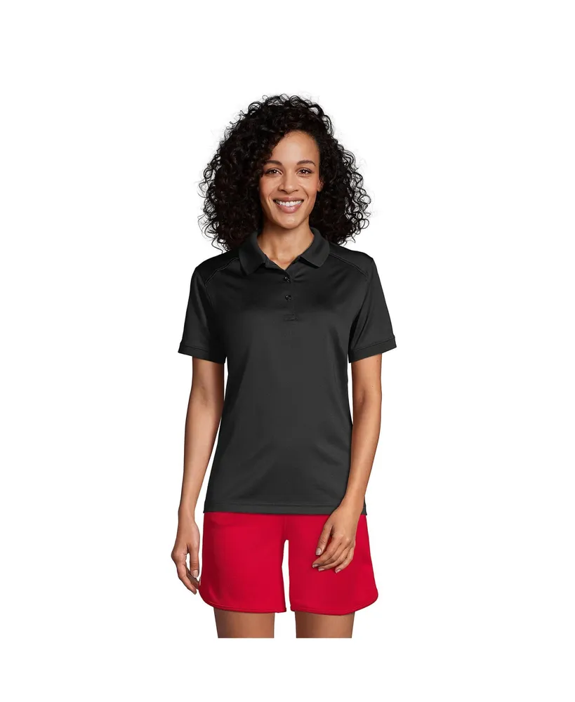 Lands' End School Uniform Women's Short Sleeve Rapid Dry Polo Shirt