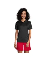 Lands' End Women's School Uniform Short Sleeve Rapid Dry Polo Shirt