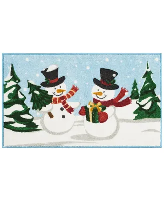 Nourison Snowmen Accent Rug, 18" x 30"