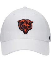 Men's '47 Brand White Chicago Bears Team Clean Up Adjustable Hat