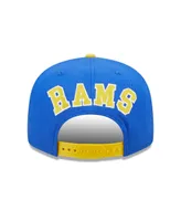 Men's New Era Royal Los Angeles Rams Grade Trucker 9FIFTY Snapback Hat