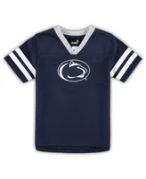 Little Boys and Girls Navy, Gray Penn State Nittany Lions Red Zone Jersey and Pants Set