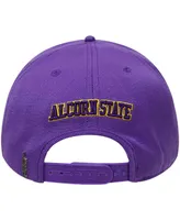 Men's Pro Standard Purple Alcorn State Braves Evergreen Arch Over Logo Snapback Hat