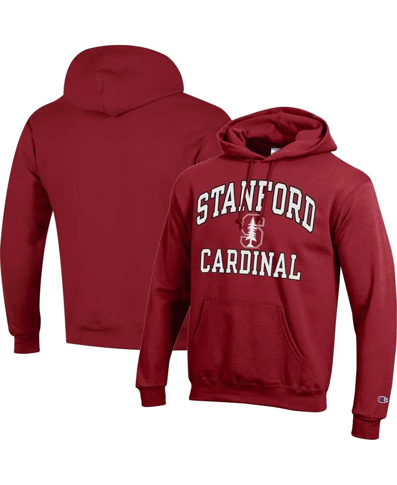 Stanford Cardinal Colosseum Arch & Logo 3.0 Pullover Hoodie - Heather Gray