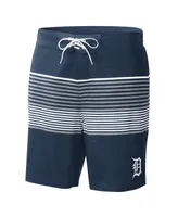 Men's G-iii Sports by Carl Banks Navy Detroit Tigers Coastline Volley Swim Shorts