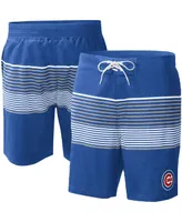 Men's G-iii Sports by Carl Banks Royal Chicago Cubs Coastline Volley Swim Shorts