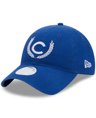 Women's New Era Royal Chicago Cubs Leaves 9TWENTY Adjustable Hat