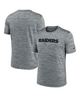 Men's Nike Gray Las Vegas Raiders Velocity Performance T-shirt