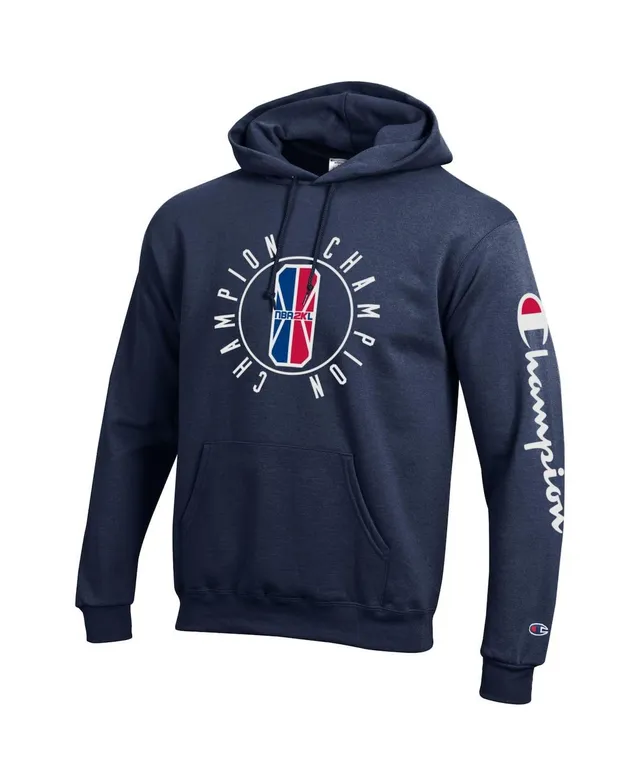 Champion Men's and Women's Champion Navy Nba 2K League In-Game Logo  Powerblend Pullover Hoodie