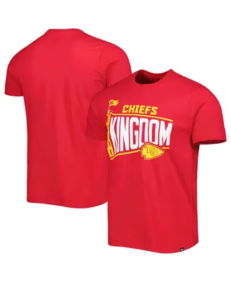 Men's '47 Brand Red Kansas City Chiefs Logo Regional Super Rival T-shirt