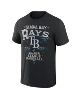 Men's Darius Rucker Collection by Fanatics Black Tampa Bay Rays Beach Splatter T-shirt