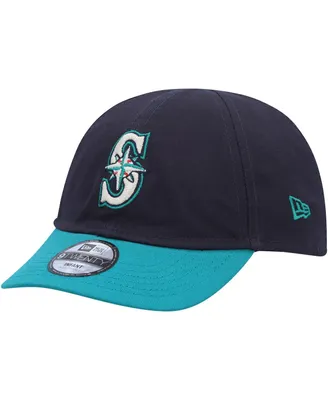 Infant Boys and Girls New Era Navy Seattle Mariners Team Color My First 9TWENTY Flex Hat