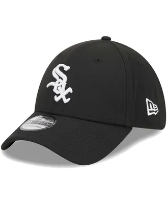 Men's New Era Black Chicago White Sox Logo 39THIRTY Flex Hat