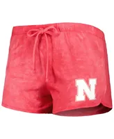 Women's Concepts Sport Scarlet Nebraska Huskers Billboard Tie-Dye Tank and Shorts Sleep Set