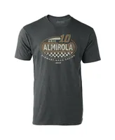 Men's Stewart-Haas Racing Team Collection Heathered Charcoal Aric Almirola Vintage-Like Rookie T-shirt