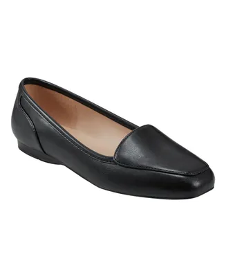 Bandolino Women's Liberty Square Toe Slip on Loafers - Black