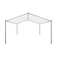 vidaXL Garden Gazebo 157.5"x157.5"x102.4" White 0.6 oz/ft²