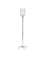 Hudson & Canal Panos 66.25" Glass Shade Tall Floor Lamp