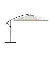 Cantilever Umbrella 137.8" Sand White