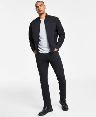 Calvin Klein Mens Bomber Jacket T Shirt Slim Fit Pants