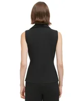 Calvin Klein Women's Sleeveless Twist-Front Top