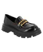 Mia Women's Gabina Round-Toe Lug Sole Loafers