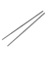 Joyce Chen 5 Pair Reusable Stainless Steel Metal Chopsticks Set