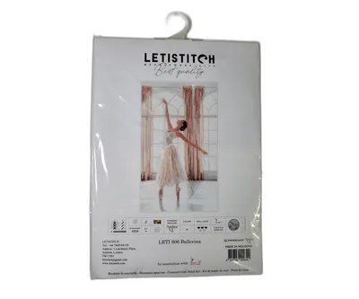 LetiStitch Counted Cross Stitch Kit Ballerina Leti906 - Assorted Pre