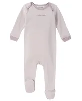 Calvin Klein Baby Boys or Girls Organic Cotton Footed Coverall