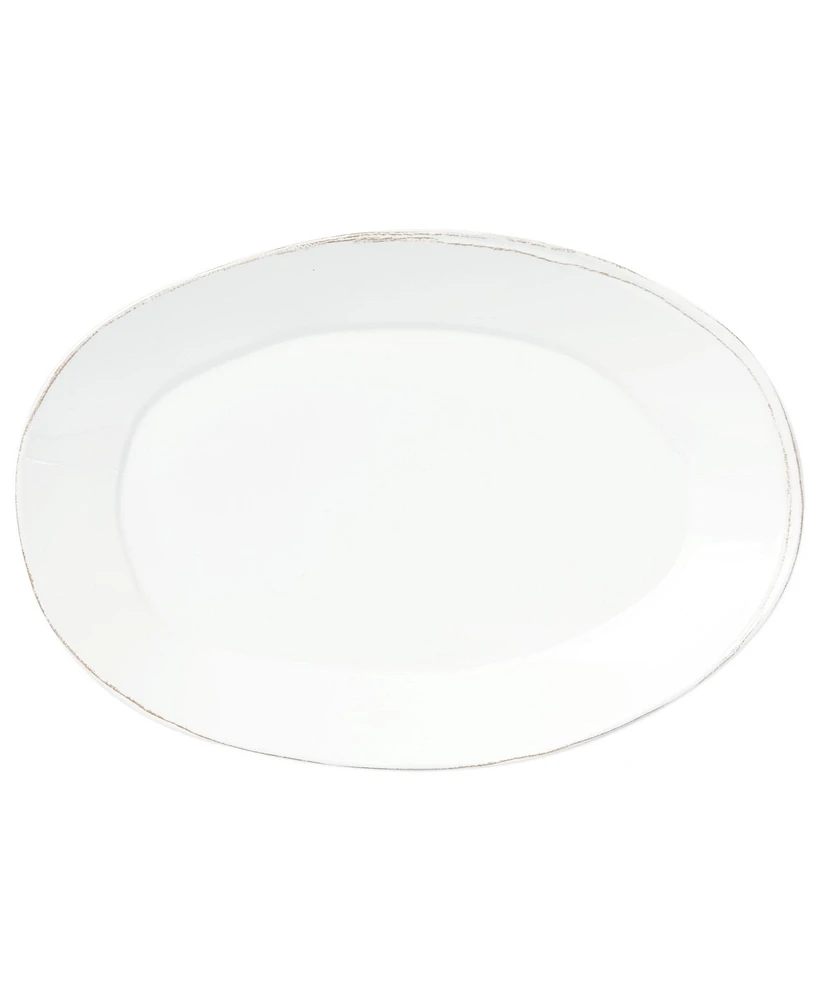 Vietri Melamine Lastra Oval Platter, 18"