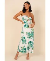 Petal and Pup Women's Teagan Strapless Midi Dress