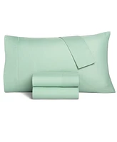 Home Design Easy Care Solid Microfiber 4-Pc. Sheet Set, Queen, Exclusively at Macy's