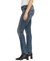 Silver Jeans Co. Women's Suki Mid Rise Straight Leg