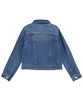 Levi's Big Girls Stylish Collared Denim Trucker Jacket