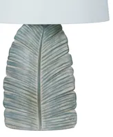 23" Casual Resin Table Lamp with Designer Shade